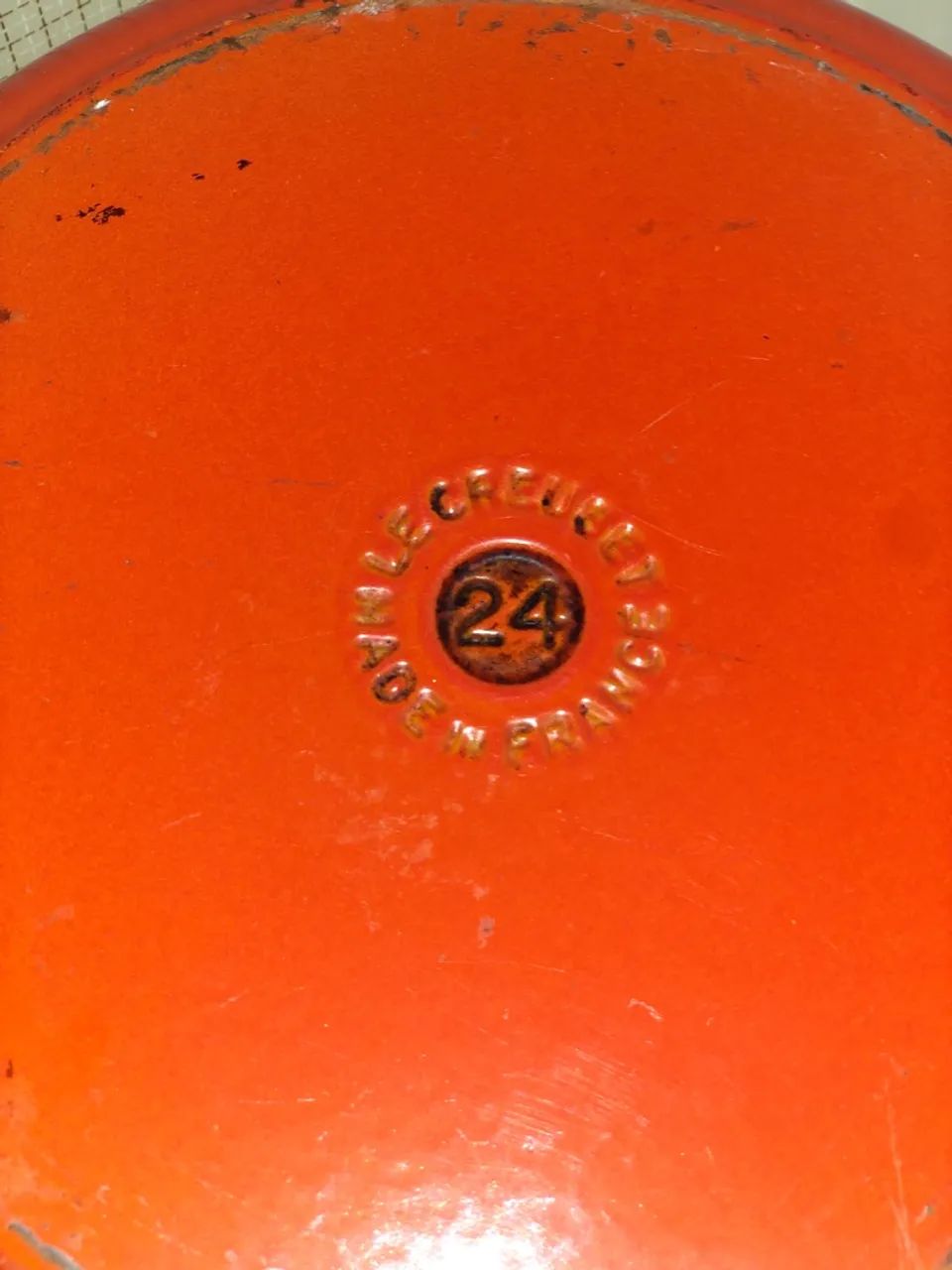 Panela de Ferro Fundido Le Creuset Laranja Tamanho 24  - Foto 5