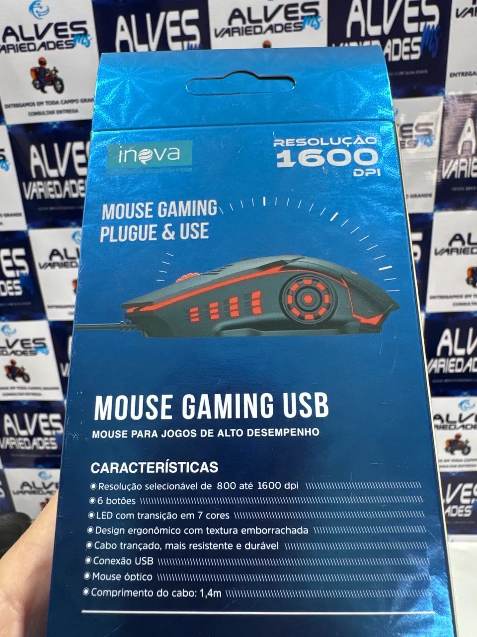 Mouse gamer com fio USB  - Foto 2
