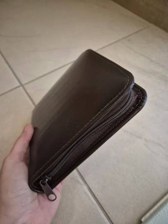 Estojo para Fones de Ouvido de Couro