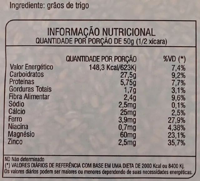 Trigo em Grão Orgânico Paullinia 1kg - Foto 5
