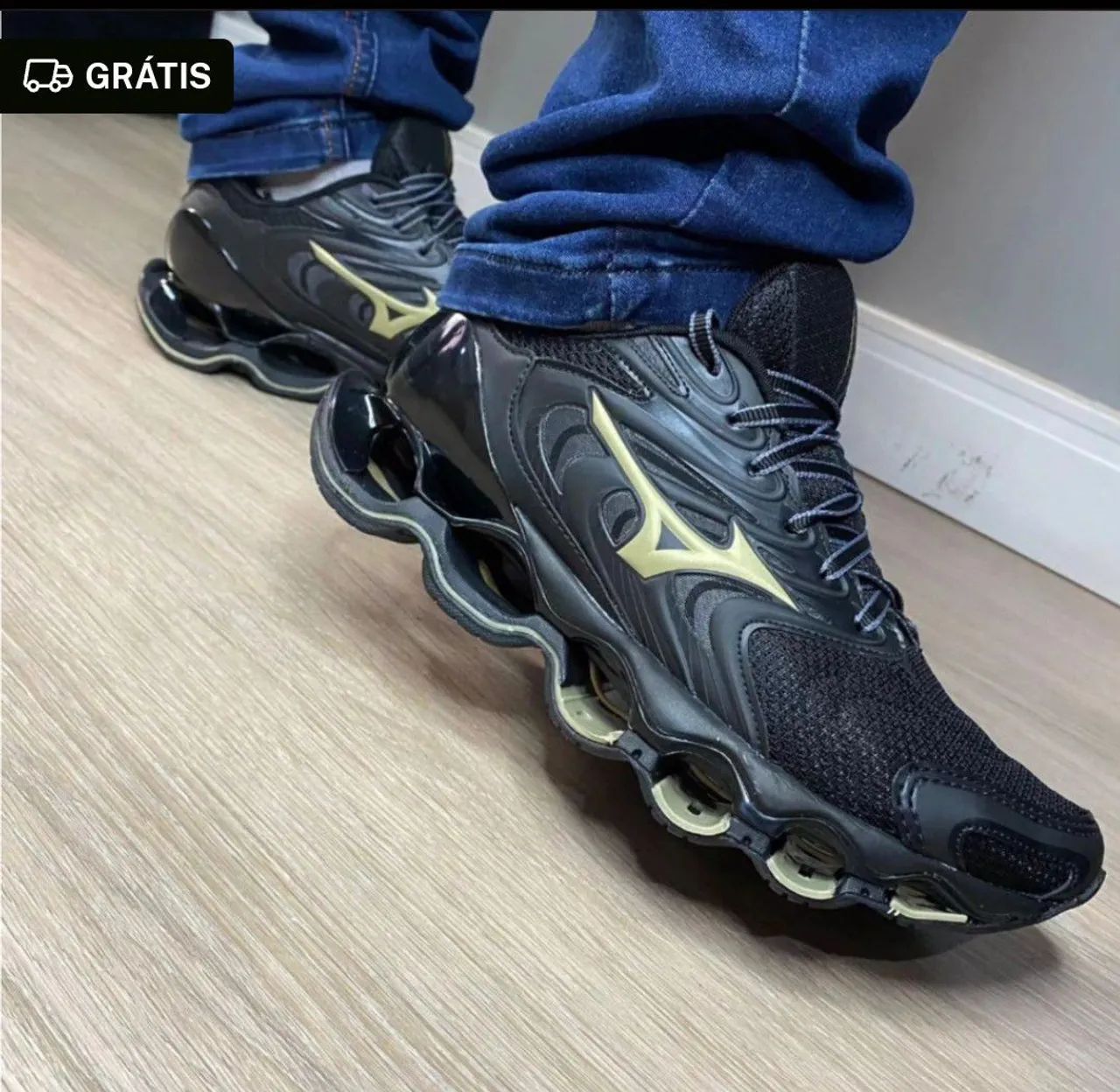 Tênis Mizuno Wave Prophecy 12 s-Azul Calçados Parque das