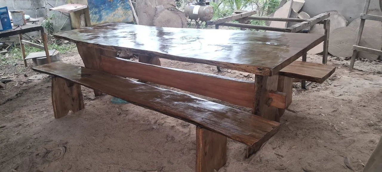 Wooden table bench64341728543874122