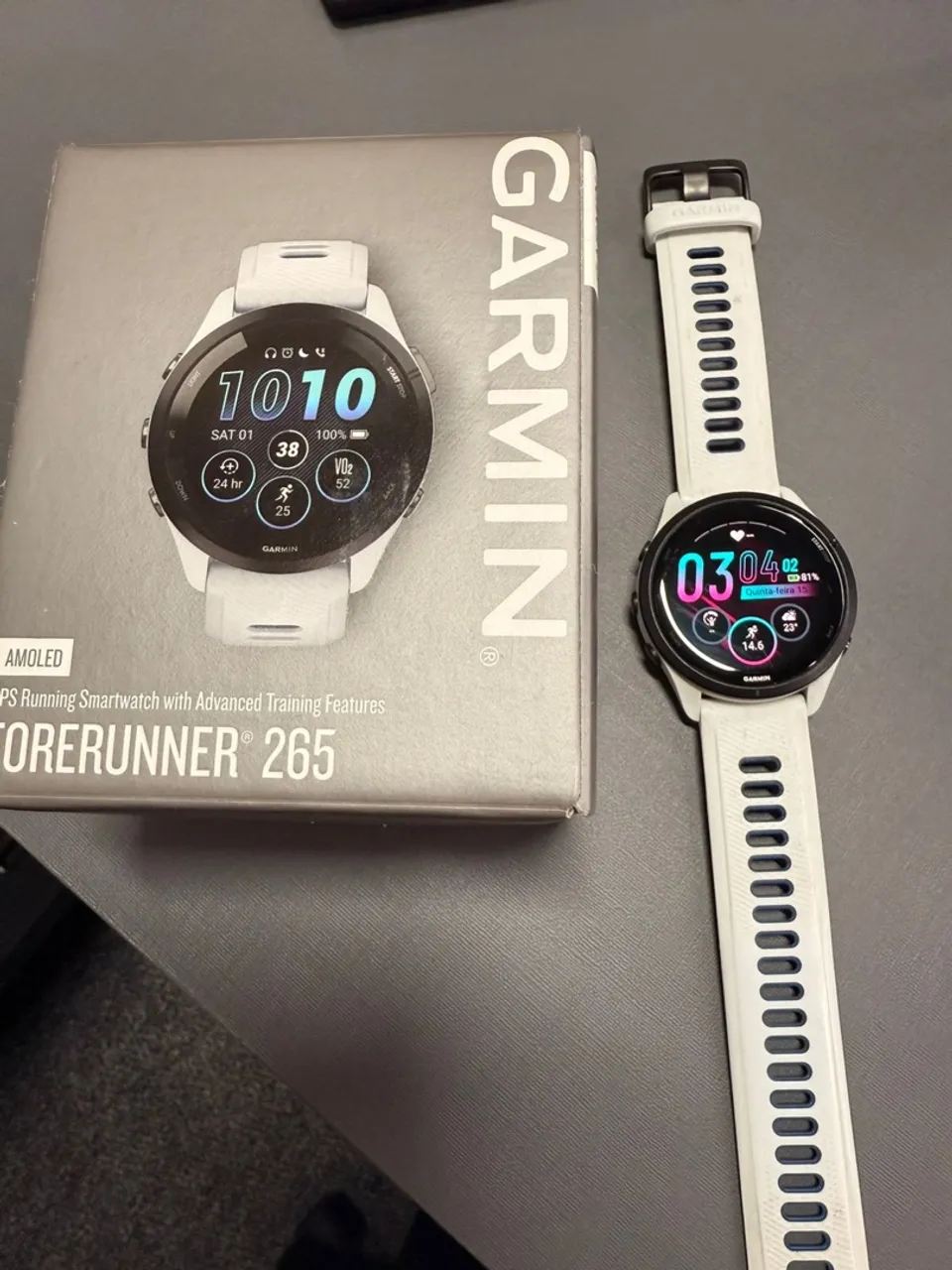 Oportunidade!!! Relógio Inteligente Garmin Forerunner 265 - Semi Novo