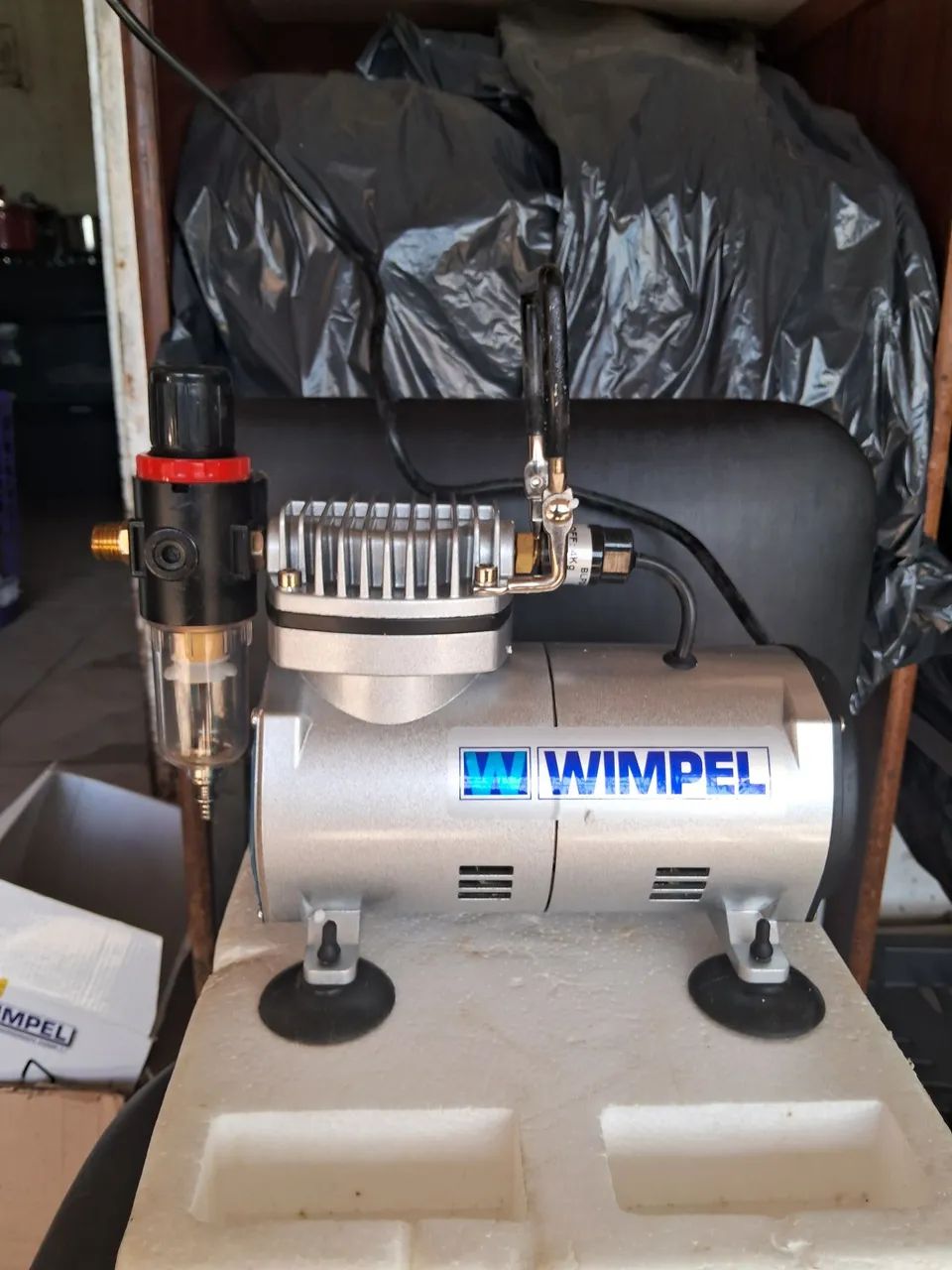 Compressor para Aerógrafo WIMPEL COMP-1 - Uso Profissional - Foto 2