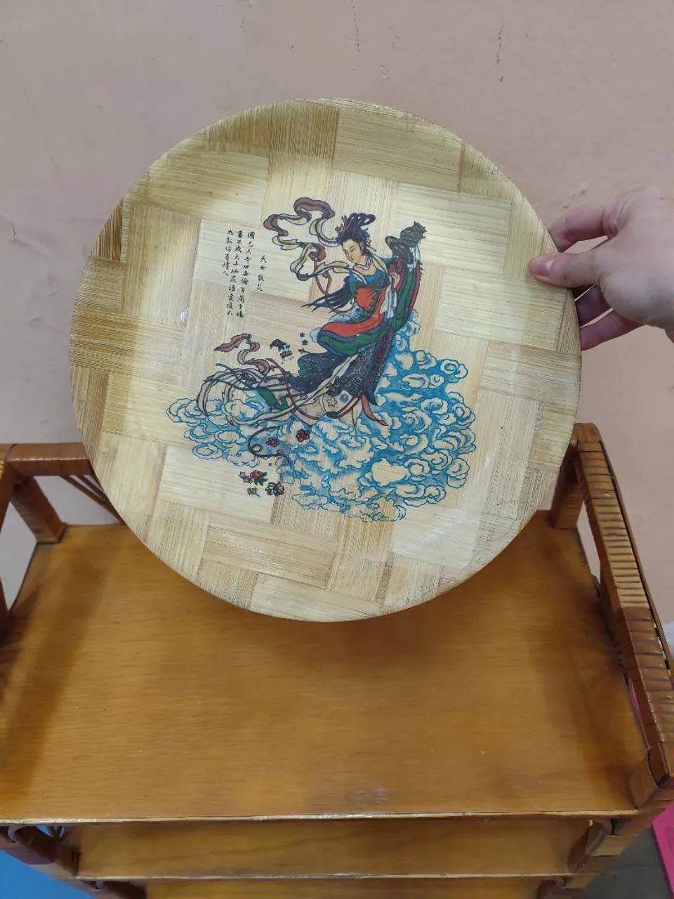 Prato oriental decorativo 