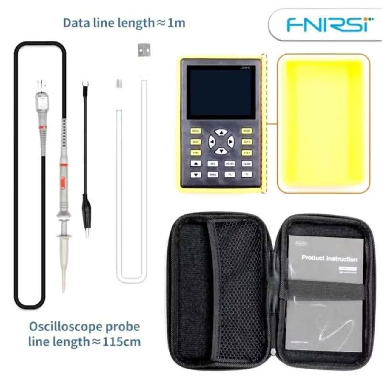Mini Osciloscópio Digital FNIRSI 138