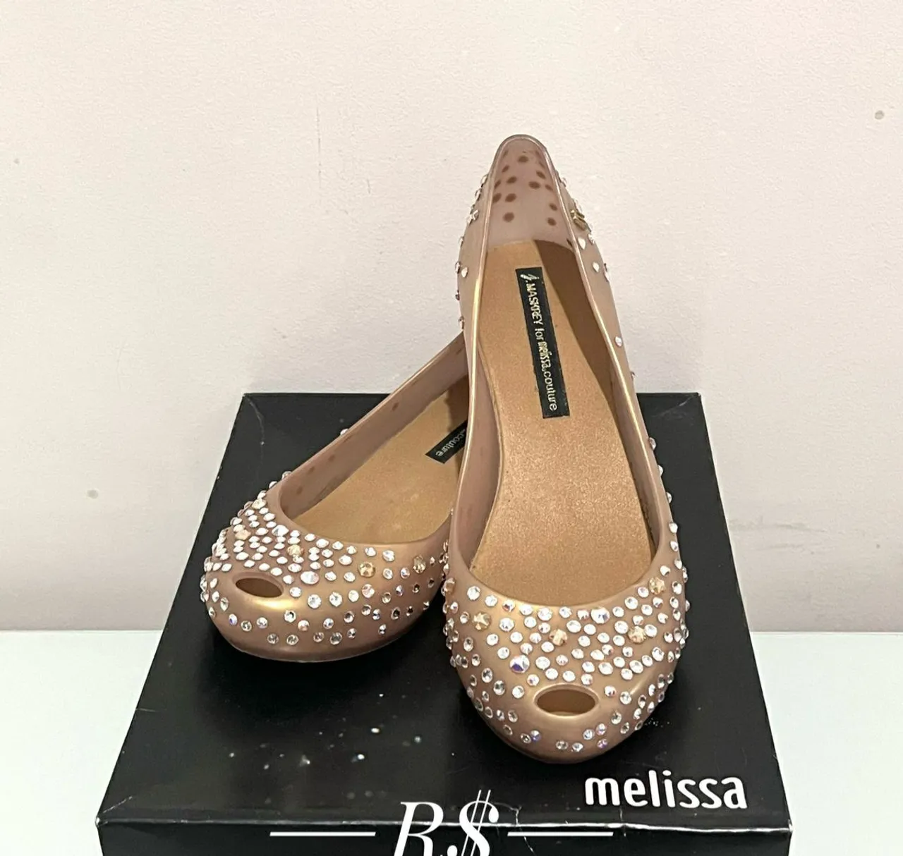 Sapatilha Melissa com Pedraria - Nova!