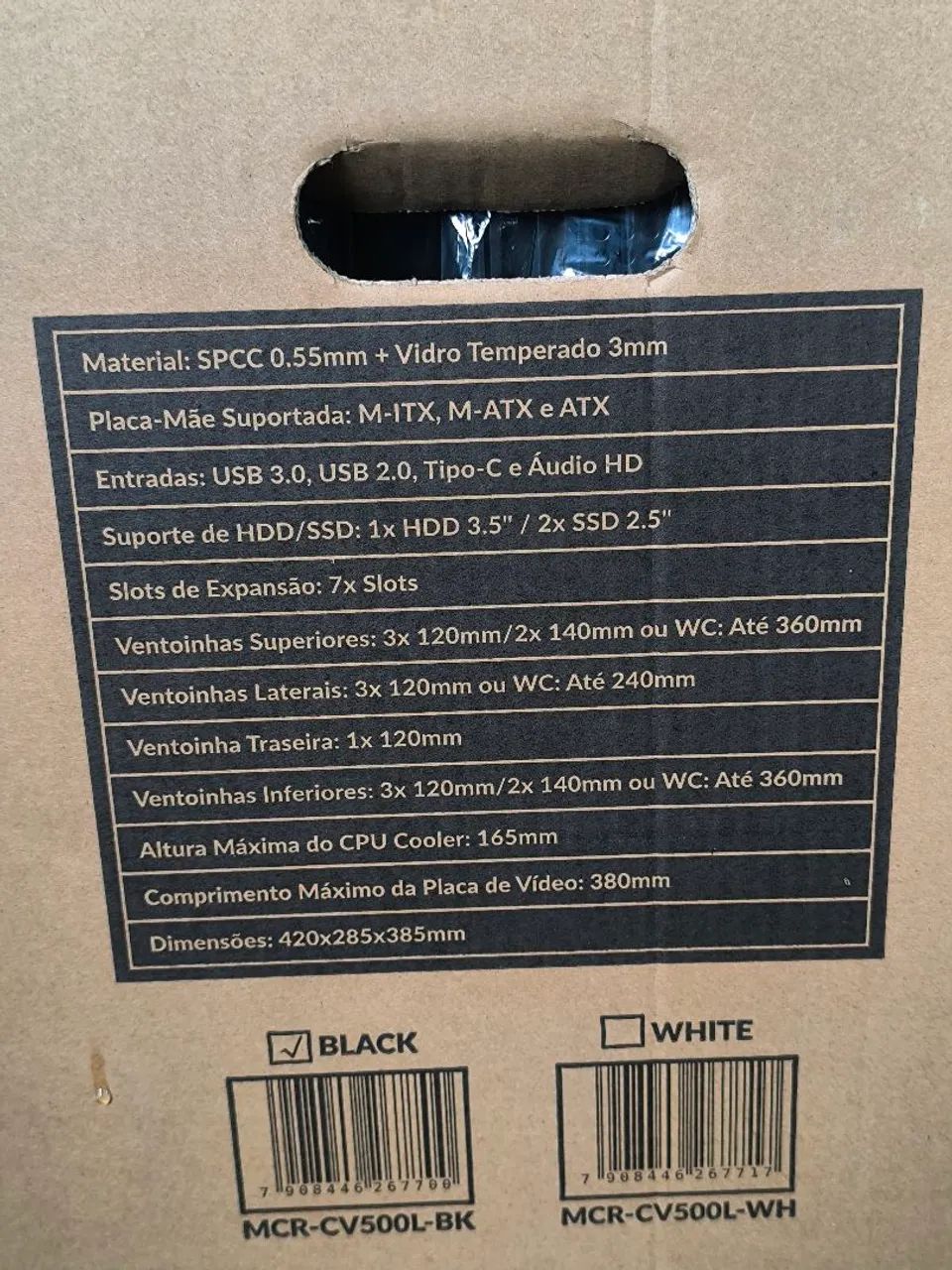 Gabinete gamer ATX cv500l  - Foto 3