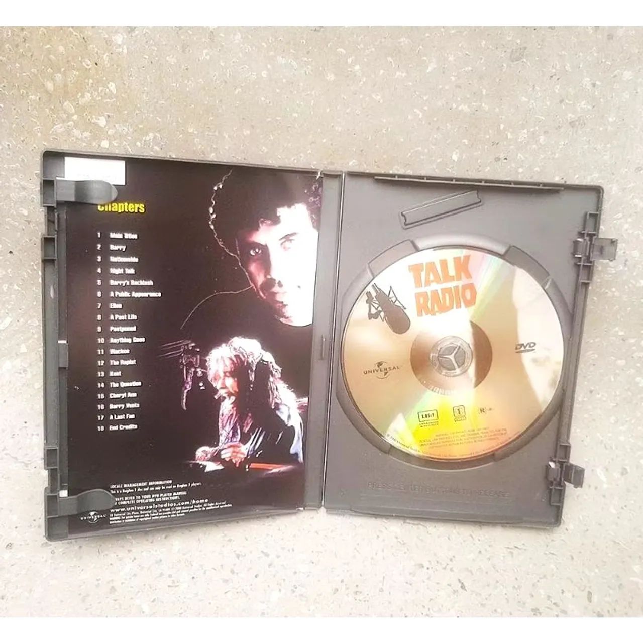 DVD Importado Talk radio - Oliver Stone  - Foto 2