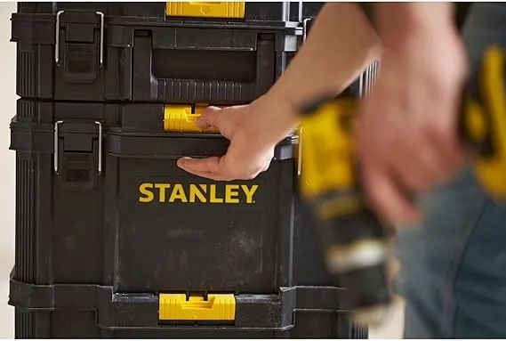 Stanley Caixa Organizadora, Ideal para Armazenar suas Ferramentas, Resistente e Prática, c - Foto 5