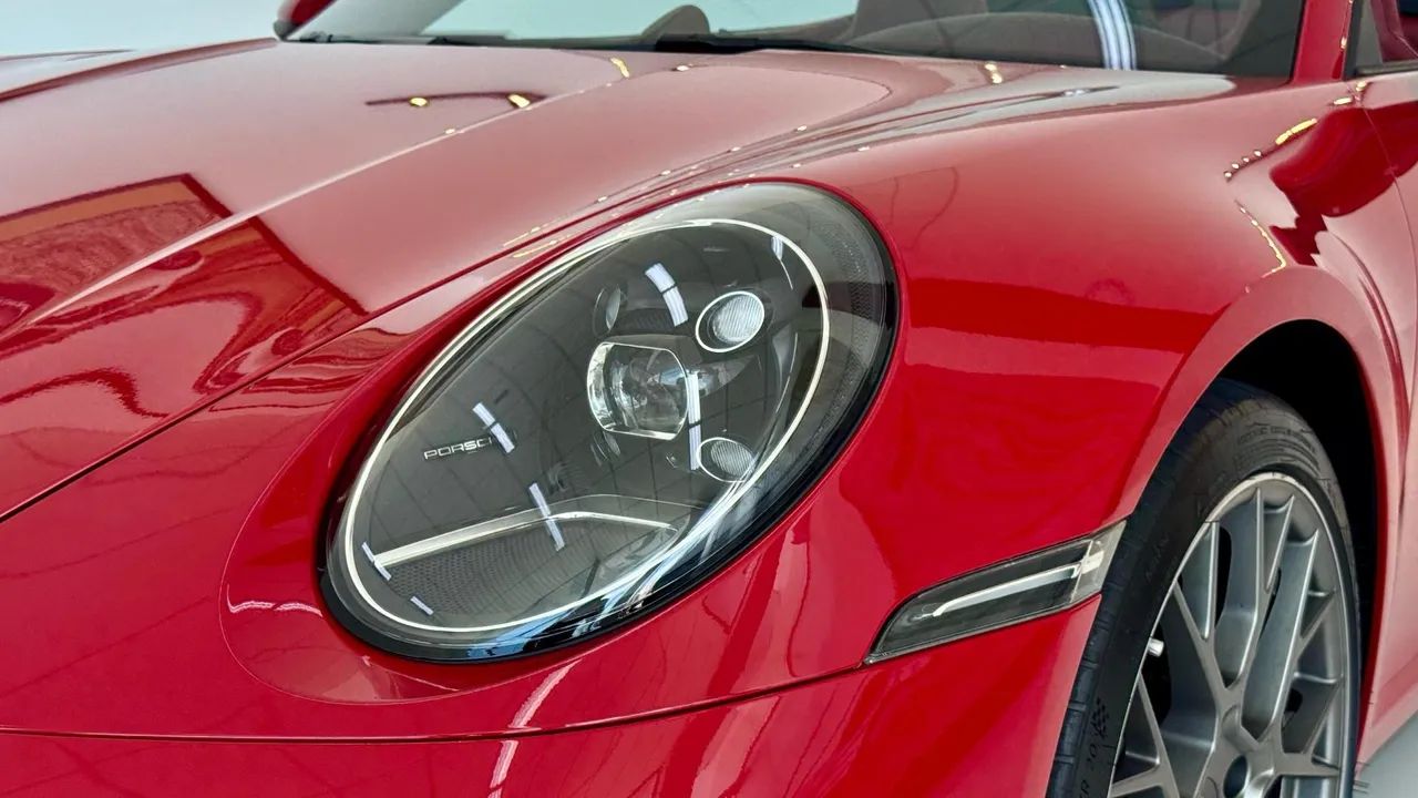Porsche 911 Carrera S Cbariolet, Vermelha, Santa Catarina, Baixo km, PPF, 2023 - Foto 4