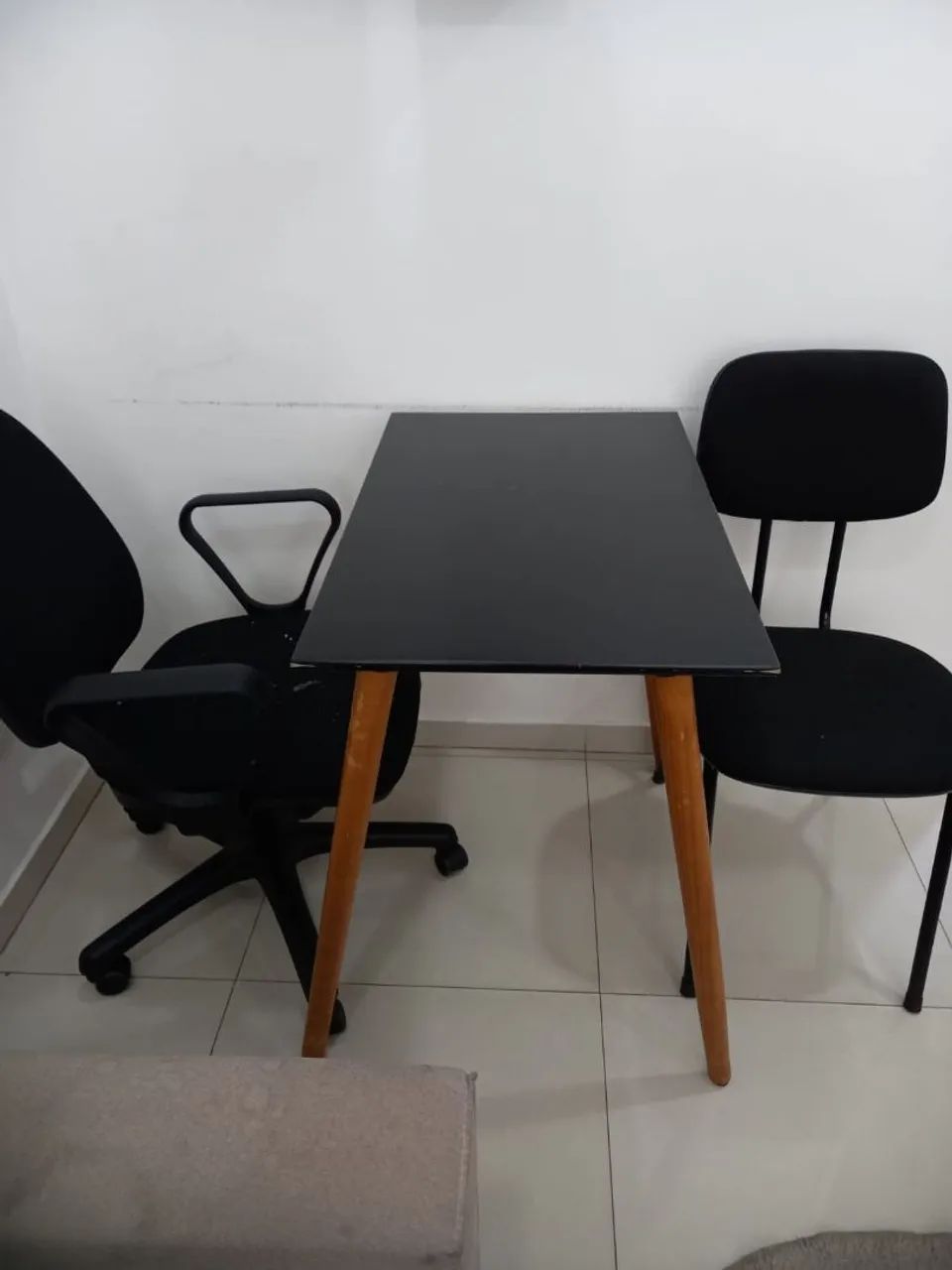 Black Office Desk