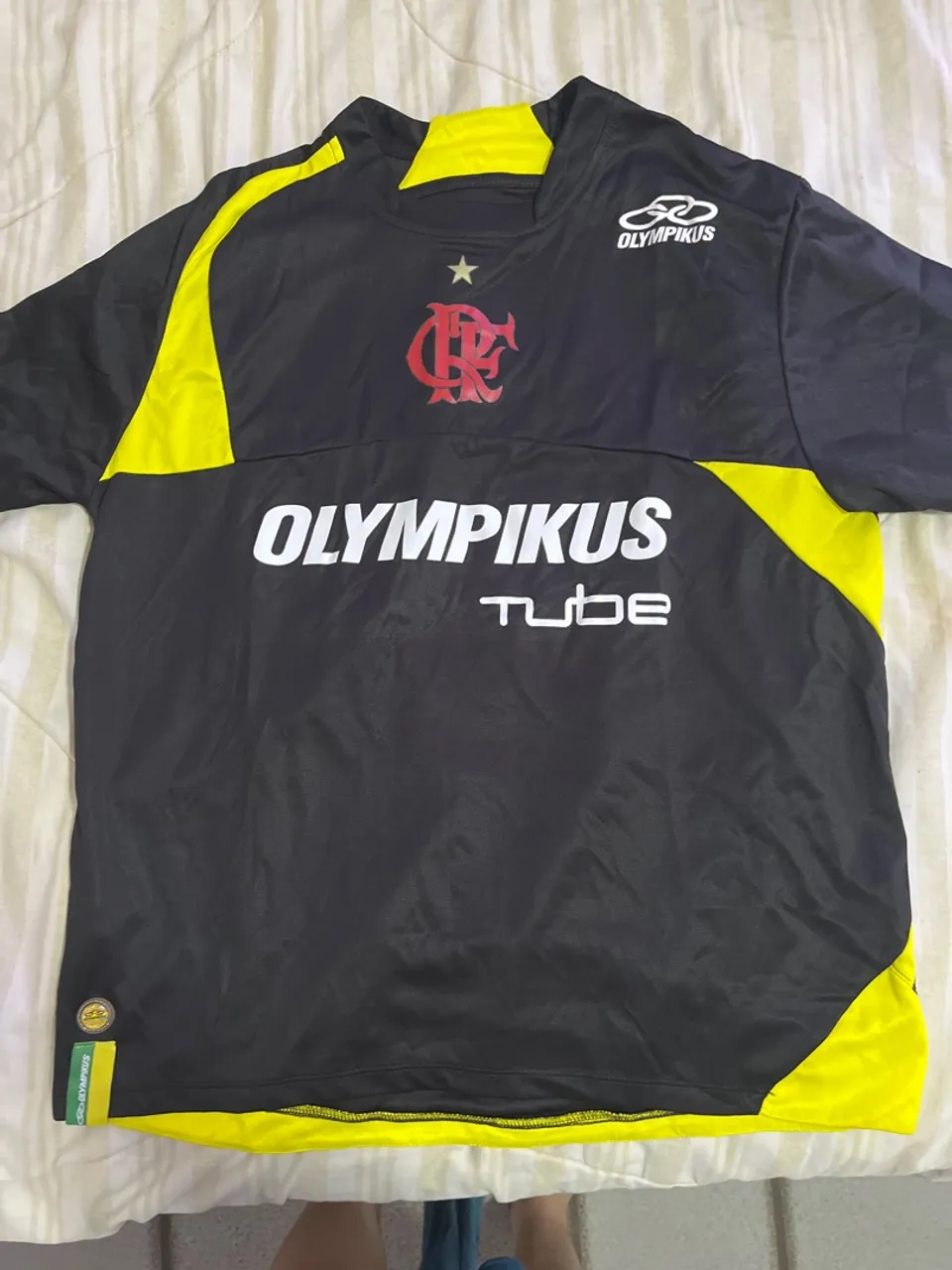 Camisa de Futebol Flamengo Olympikus Tube Tamanho M