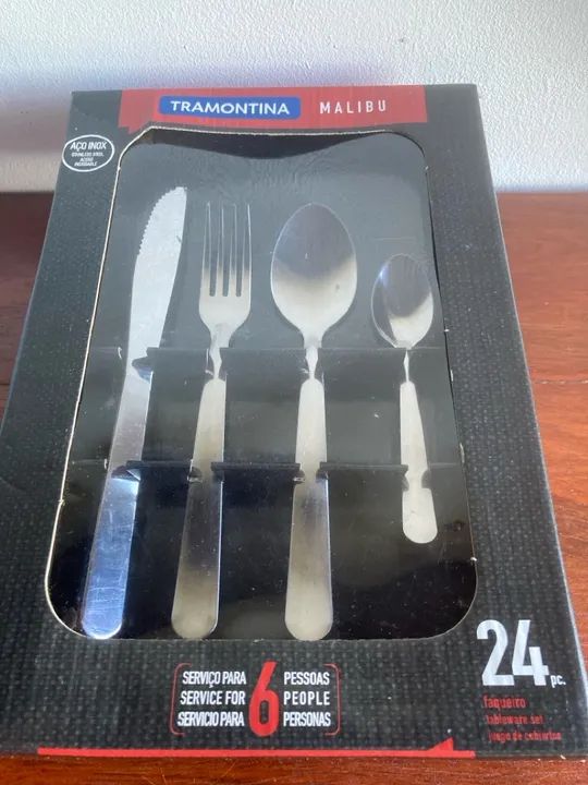 Jogo de Talheres Tramontina Malibu 24 Peças