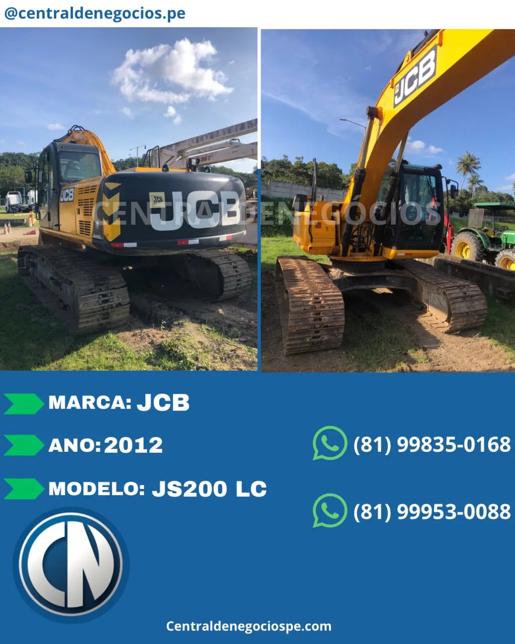 ESCAVADEIRA JCB JS200 LC  - Foto 3