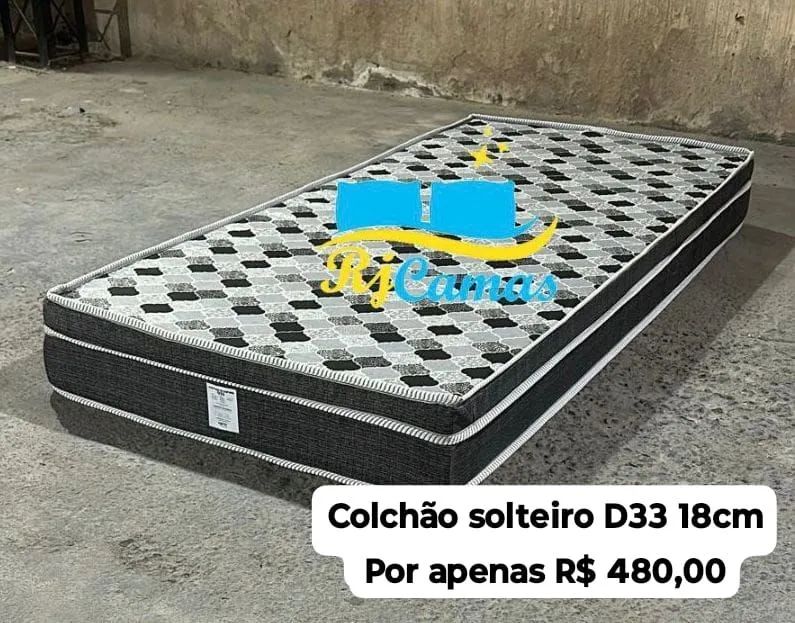 COLCHÃO SOLTEIRO D33 / TEMOS EM 14CM E 18CM DE ALTURA  - Foto 2