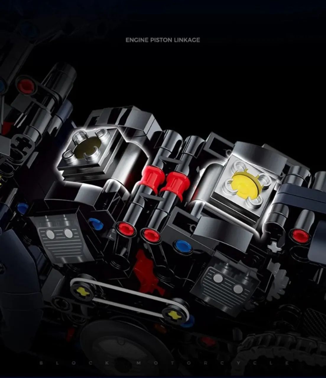 Tipo Lego Moto Custom Night Racer 1:8  - Foto 5