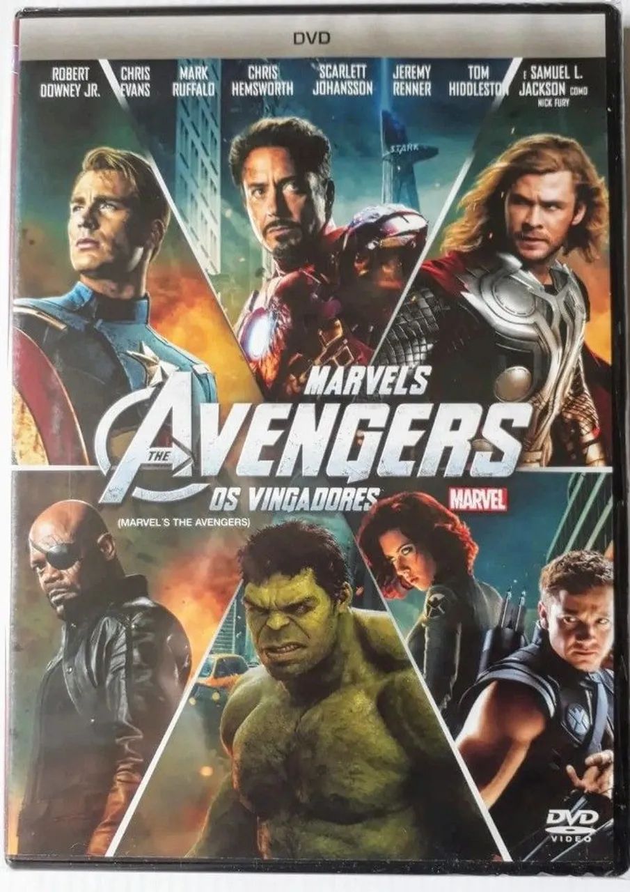 DVD, Os Vingadores. Centro RJ. 