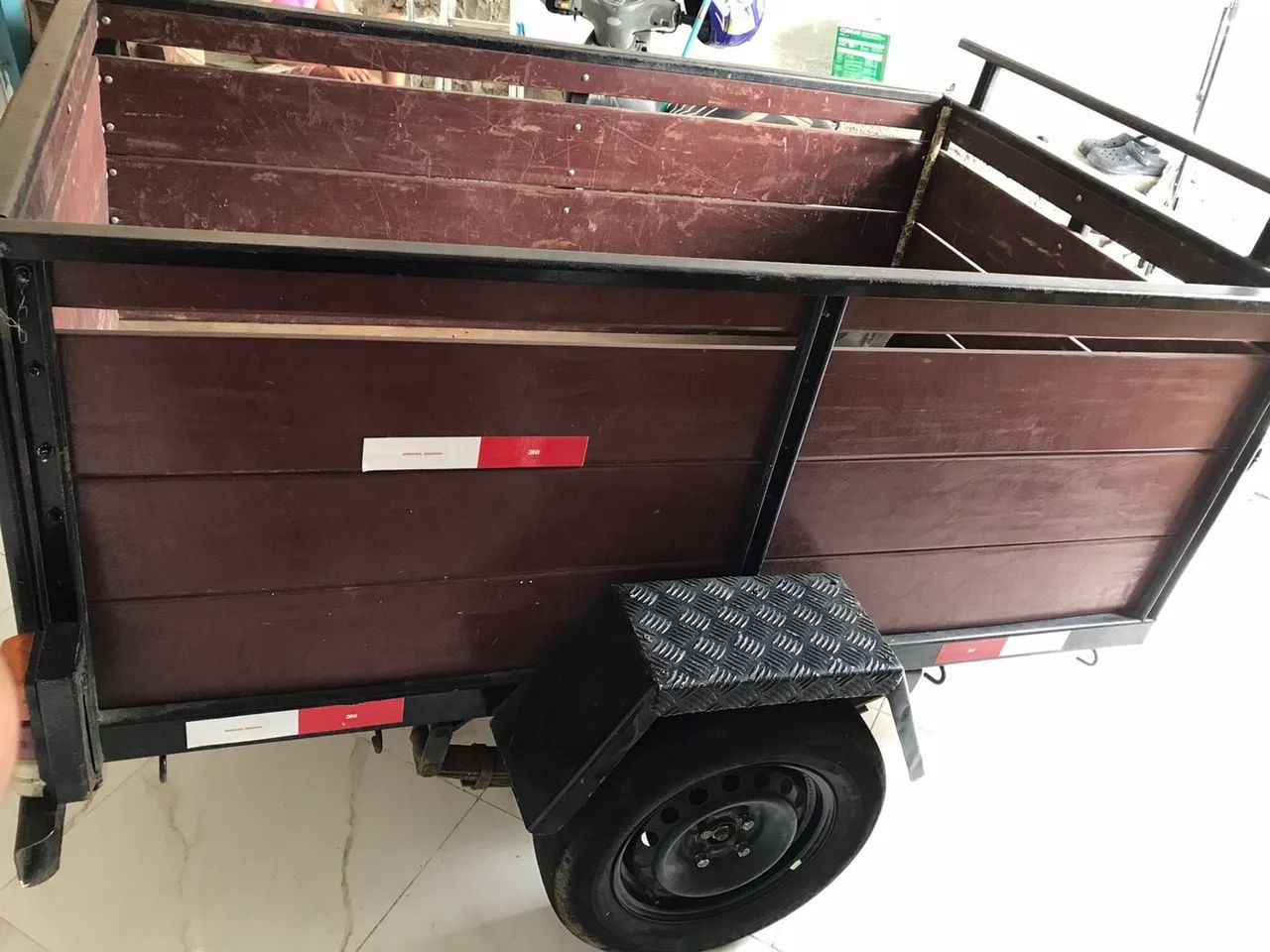 Reboque/Carretinha para transporte em bom estado - Foto 3