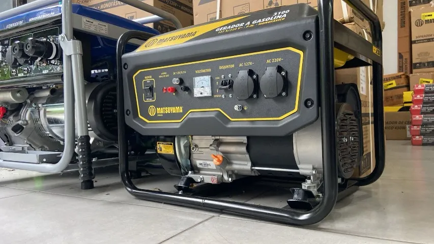 GERADOR A GASOLINA 3100W COM PROMOÇÃO LIMITADA