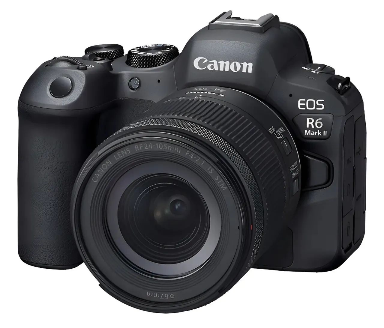Kit câmera Canon EOS R6 Mark II + Lente RF 24-105 mm F4-7.1 ES STM