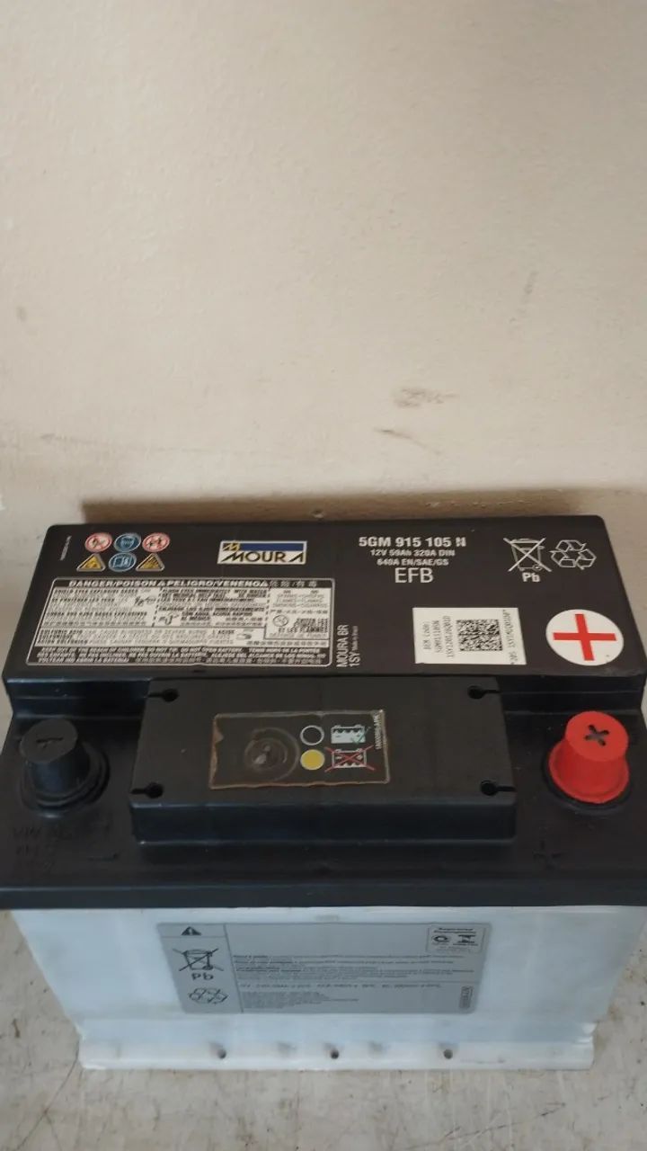 Bateria Para Carro de 45 a 180 Amperes Nova e Semi Novas Tenho Agm e Efb Aceito Cartão. - Foto 4