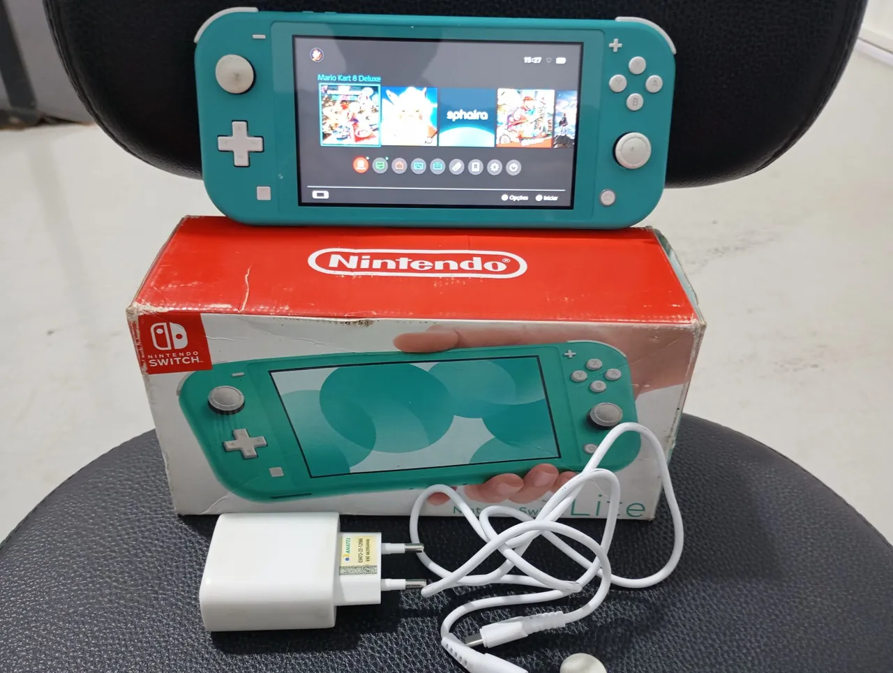 Nintendo Switch Lite desbloqueado com jogos passo cartão até 12x com juros