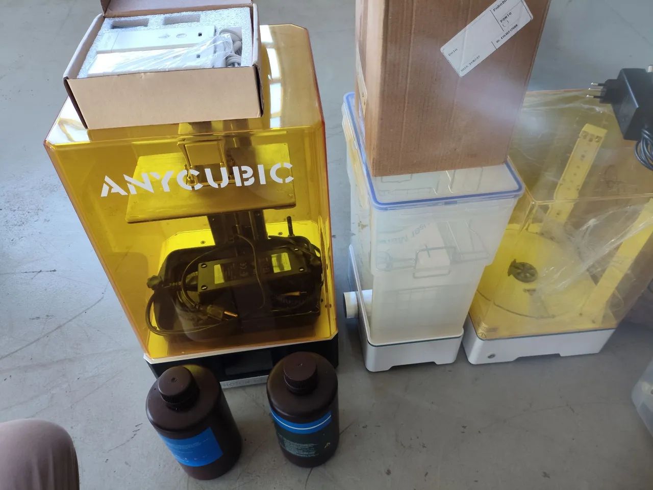 Impressora 3D Anycubic Photon Mono X + kit lava e seca + kit limpeza ...