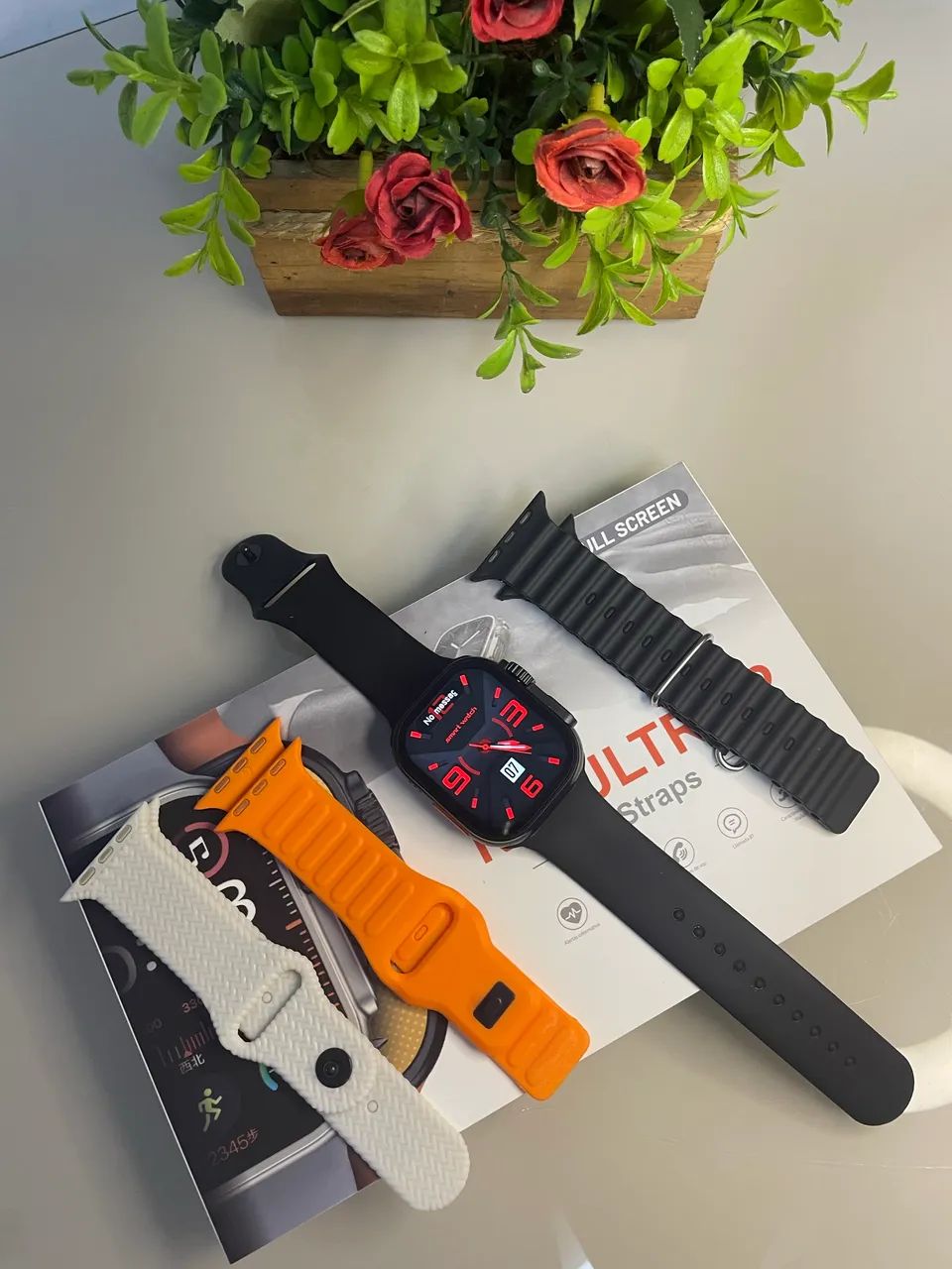 Smartwatch N10 Ultra + 4 pulseiras - Foto 2