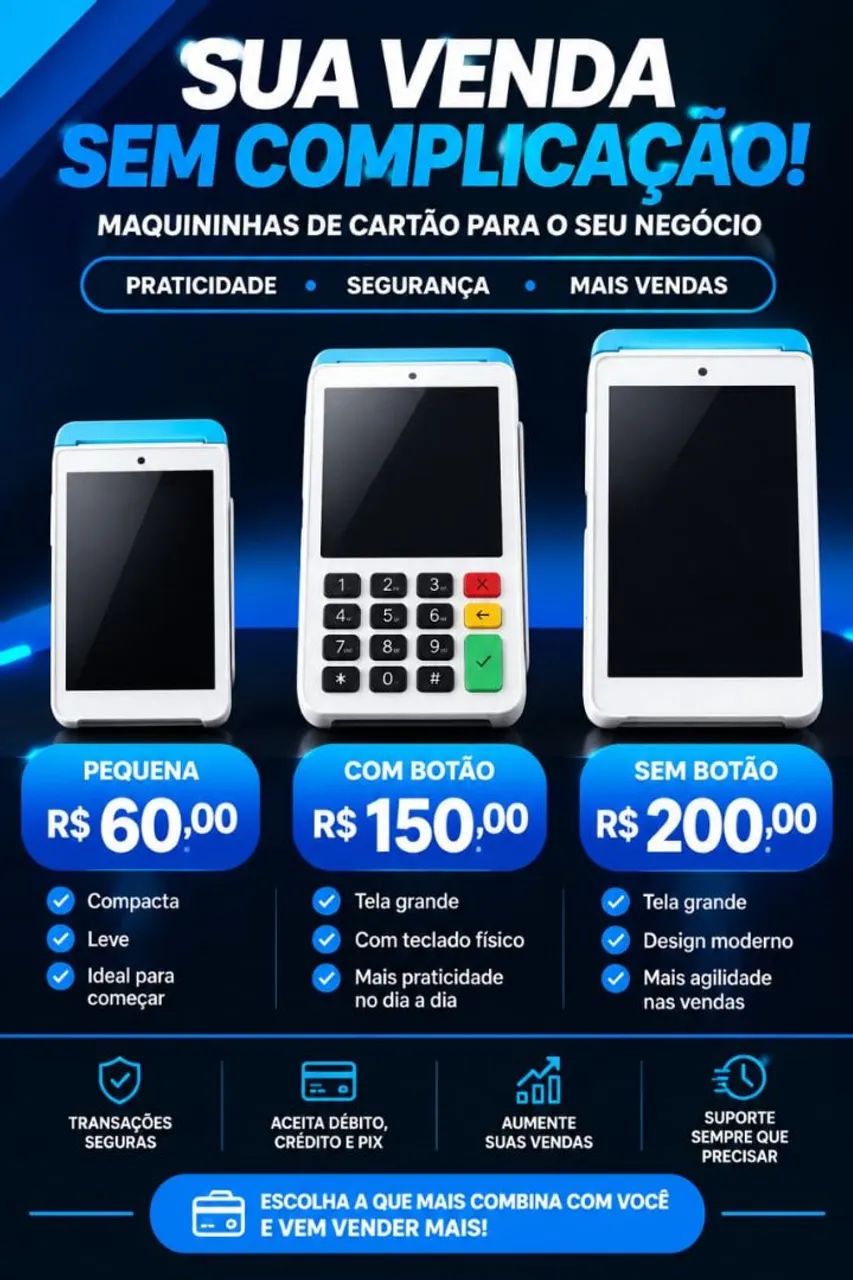 Maquininhas De cartão + baratas
