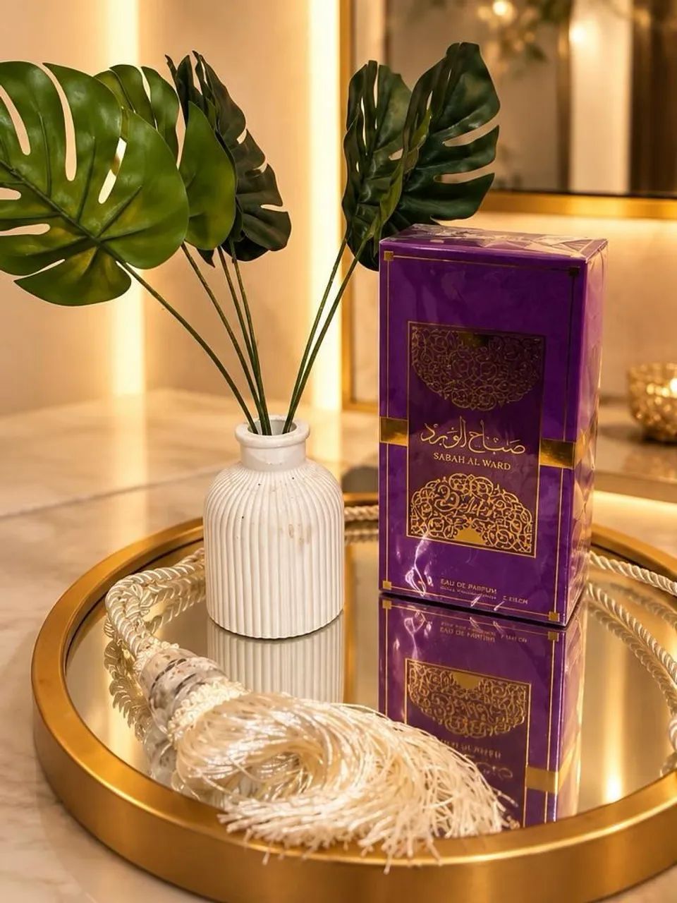 Kit perfume árabe feminino Sabah Wal Ward 