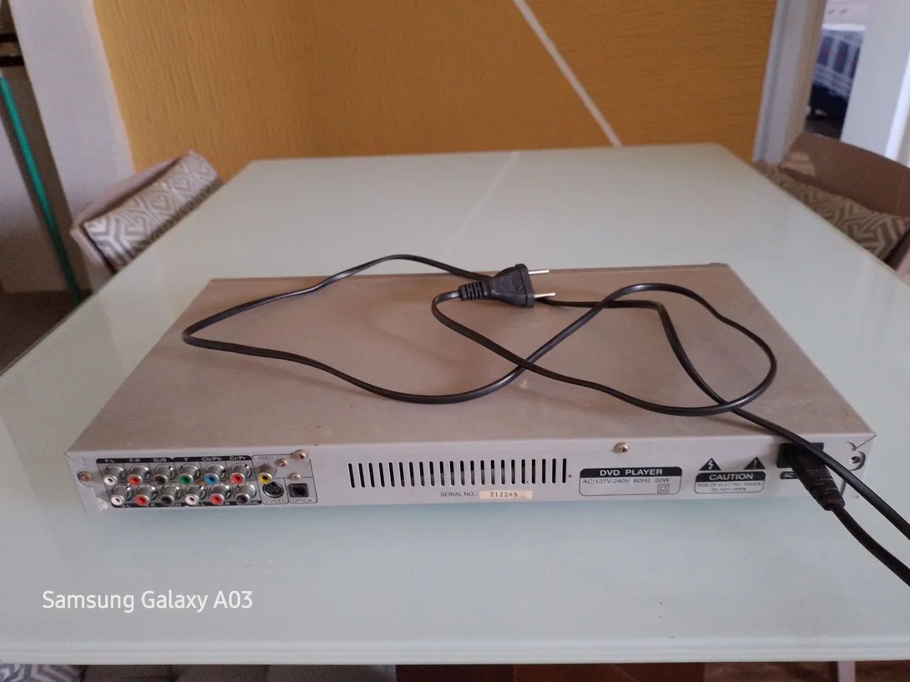 Dvd player Suzuki modelo GA-818 [para consertar] - Foto 5