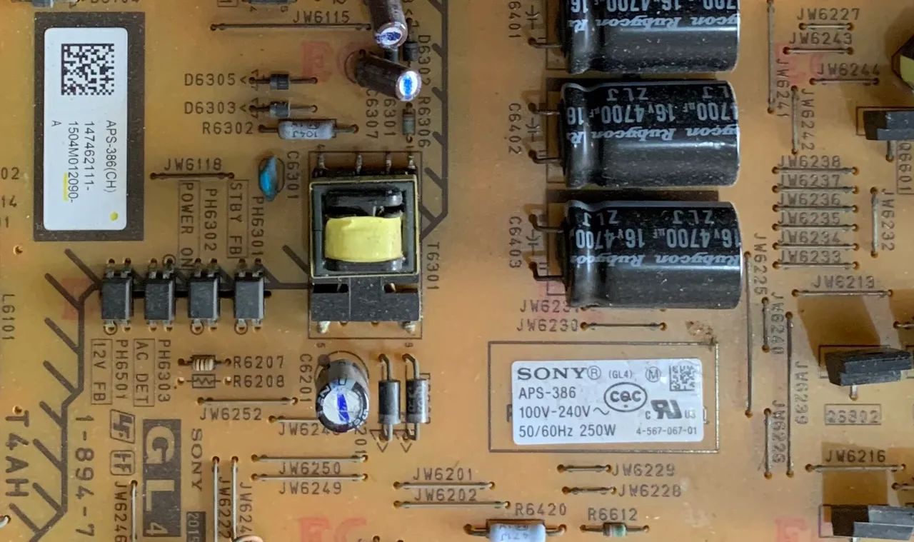 Placa Fonte Tv Sony APS-386 - Foto 2