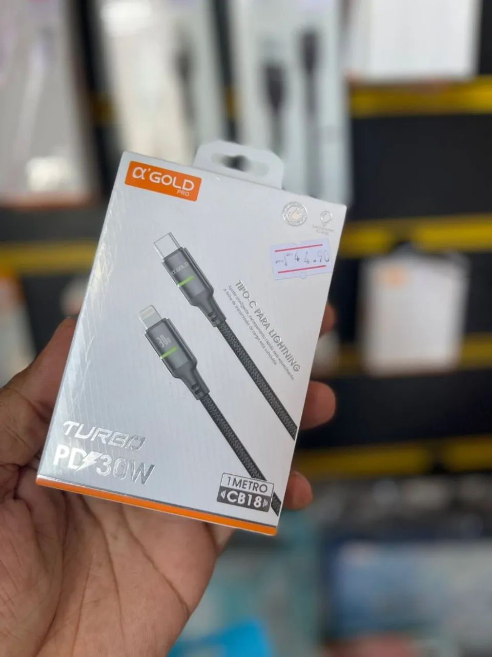 Cabo de iPhone do x ao 17 tipo C ou light  - Foto 2