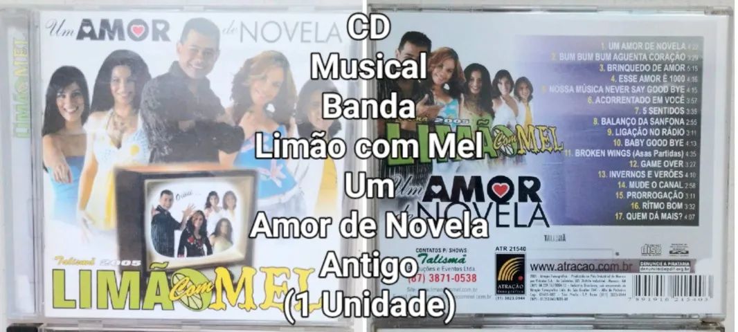 CD Musical Lim. com Me. Antigo