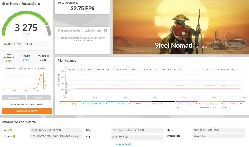 RTX 3070 TI Palit Gamingpro 8gb - Foto 4