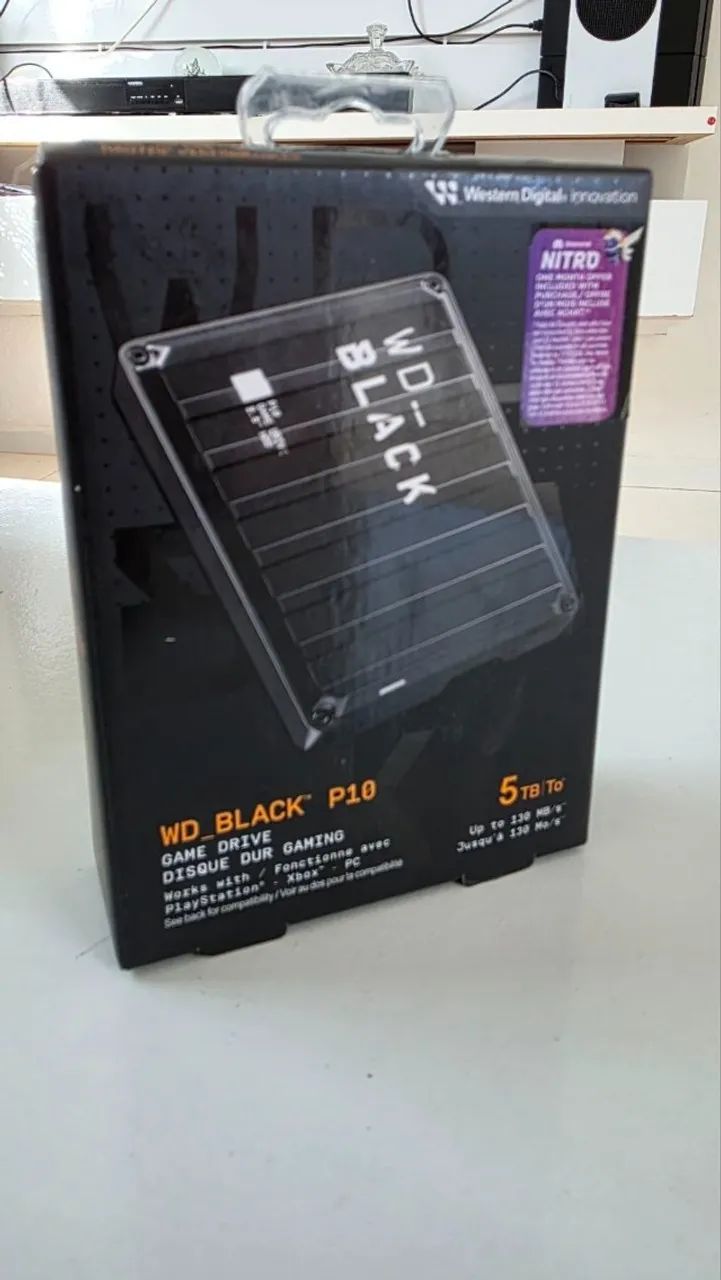 HD externo portátil de 5 TB WD - Compatível com PS5, Xbox, PC, MAC  NOVO !!!!