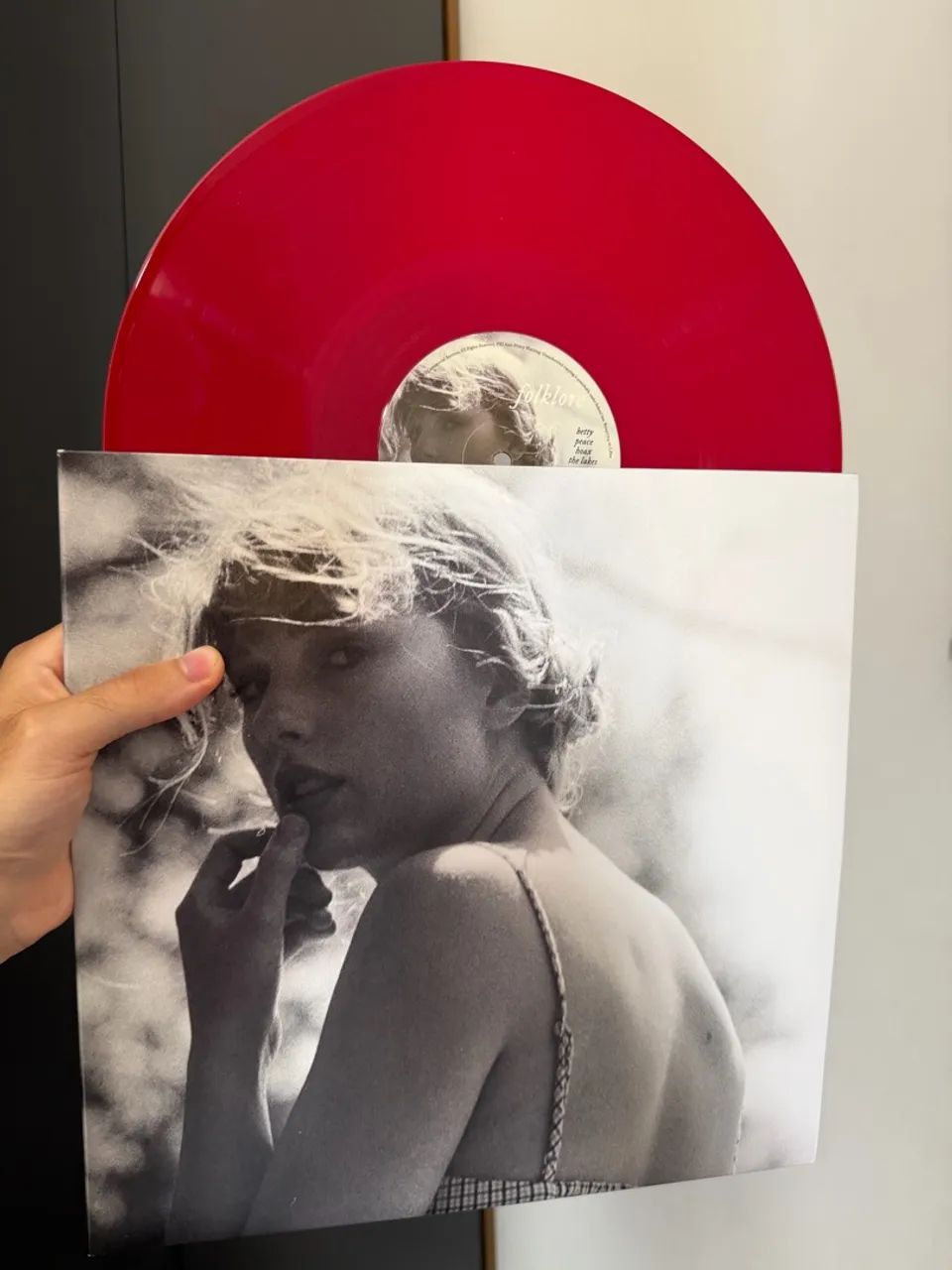 Vinil Taylor Swift - Folklore (LP vermelho, Target)