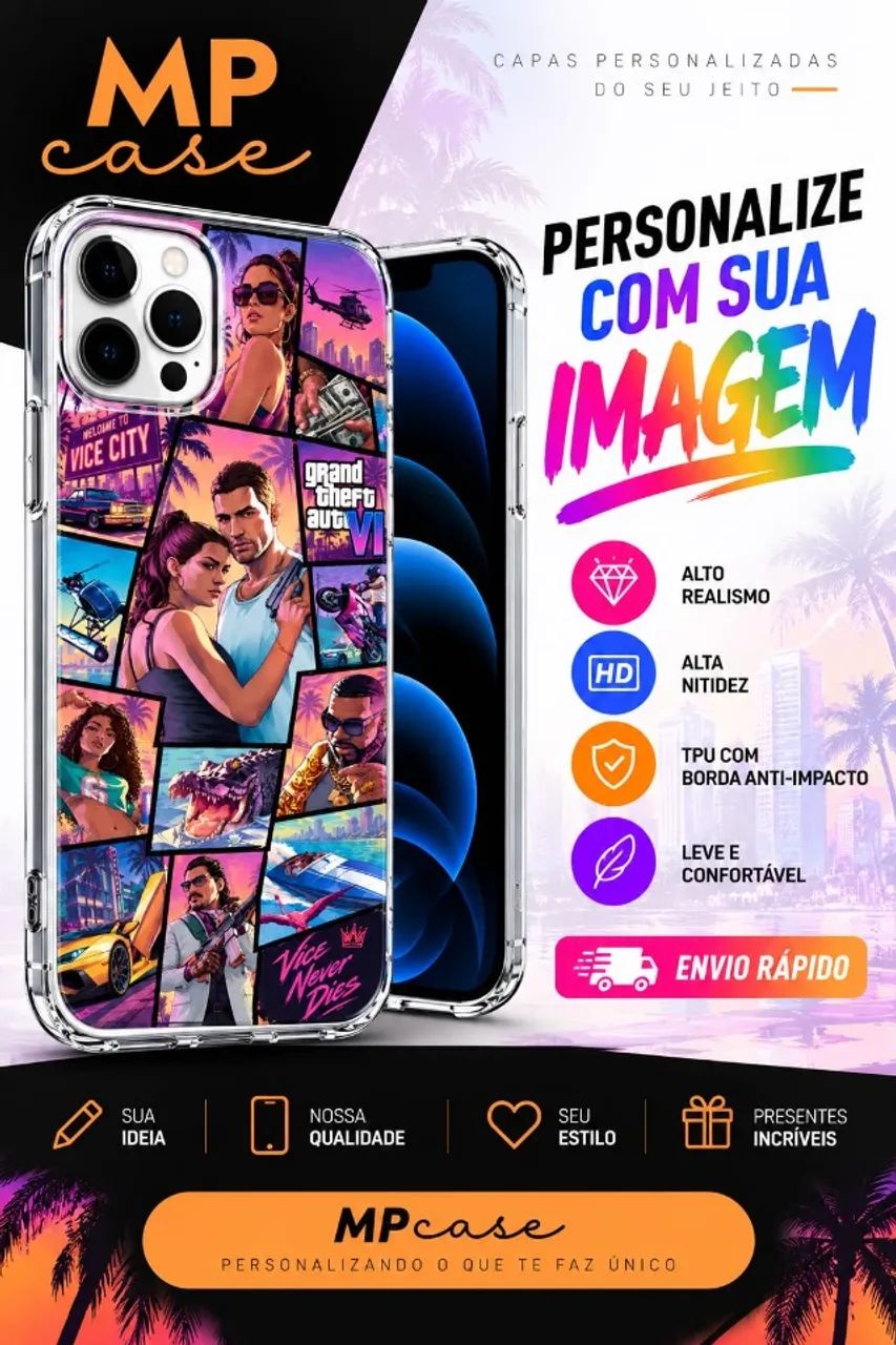 Capinha Personalizada com Foto para Celular - Foto 4