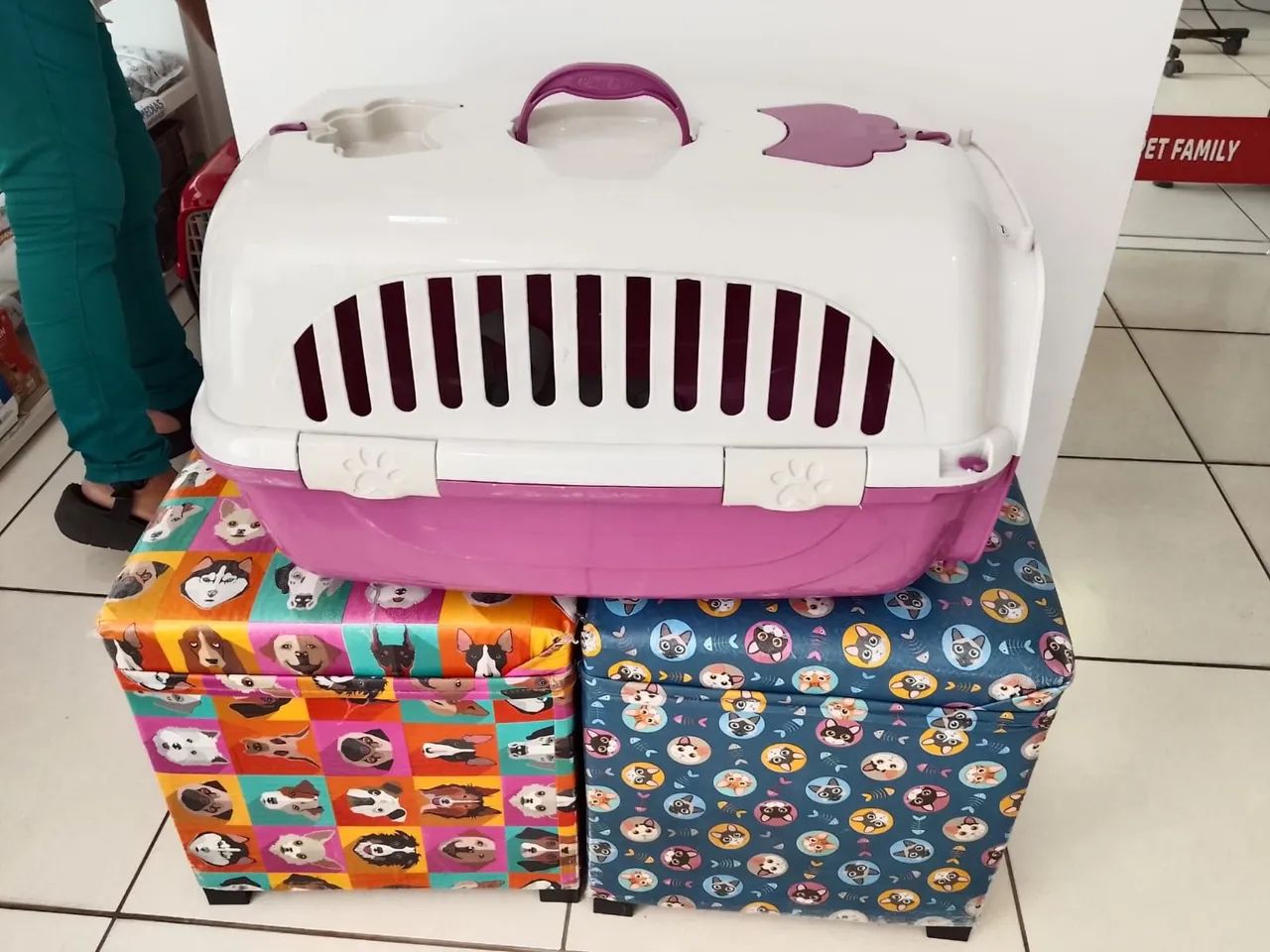 Caixa de trasporte  e bolsa  pet  - Foto 5