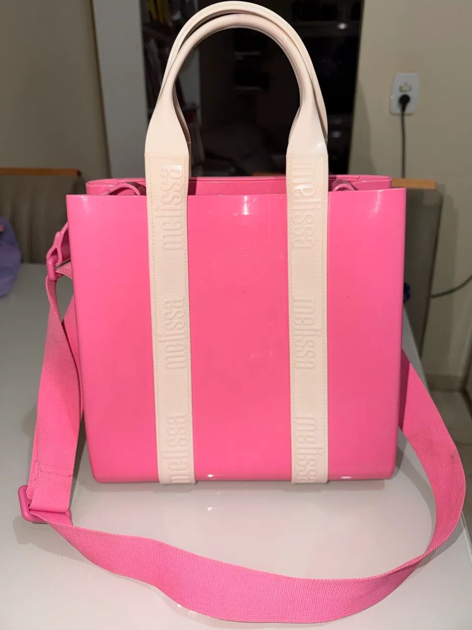 Bolsa Melissa Dulce Bag rosa  - Foto 2