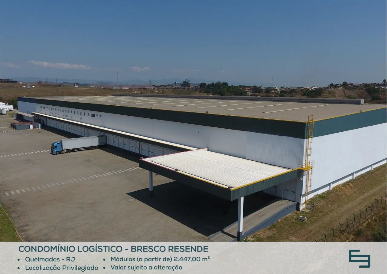 Galpão logístico e industrial para alugar em Resende - RJ
