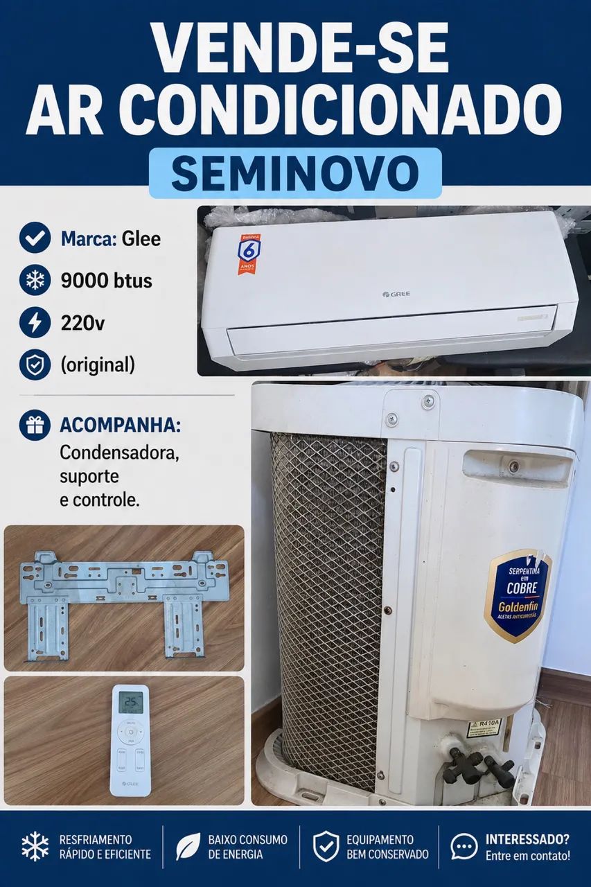 AR CONDICIONADO - ACEITO PROPOSTA
