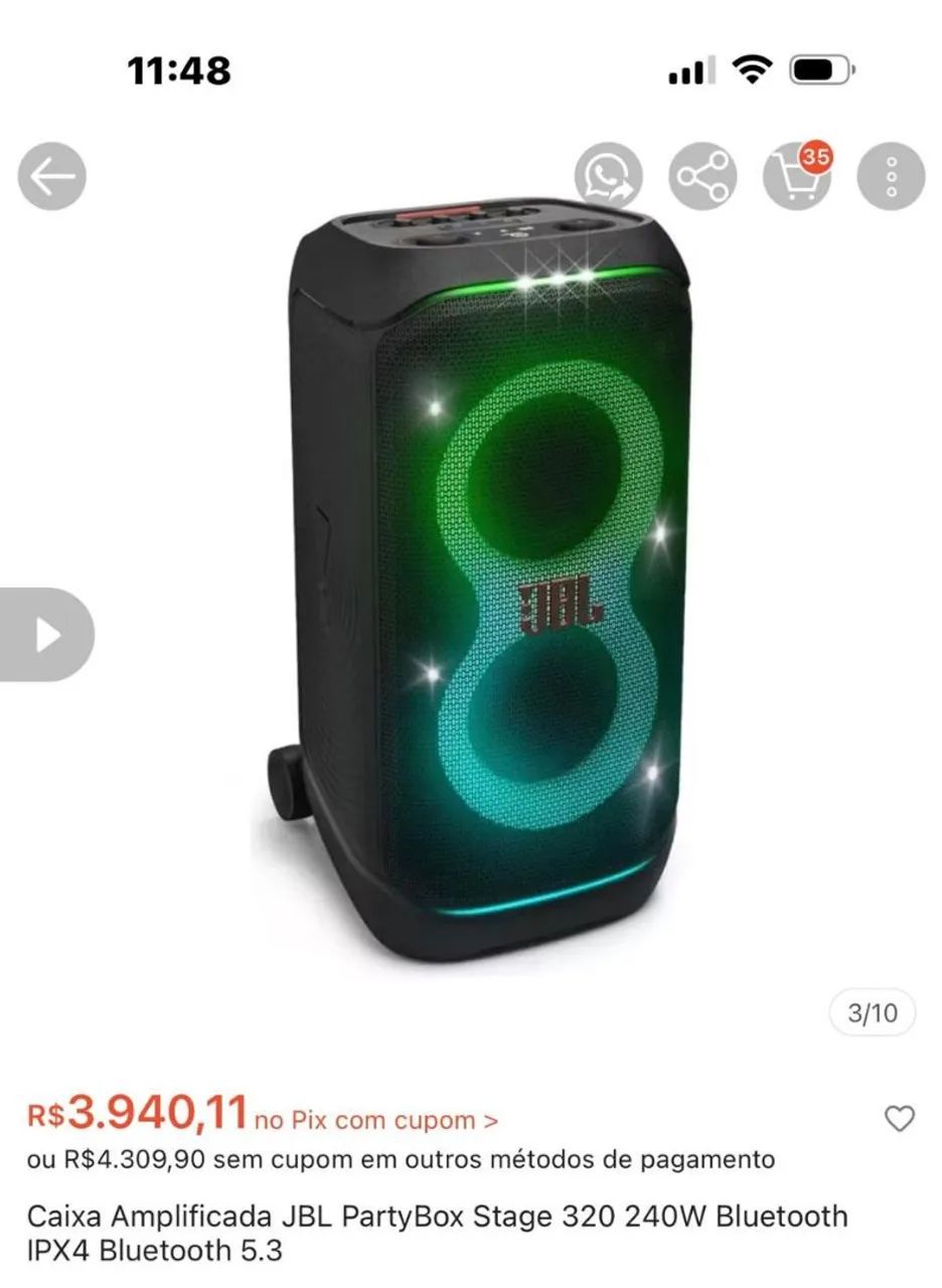 Caixa de som  JBL   - Foto 2
