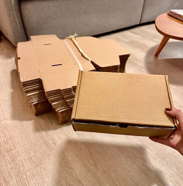 Kit 50 Caixas Kraft para Envios e Loja Virtual - Foto 3