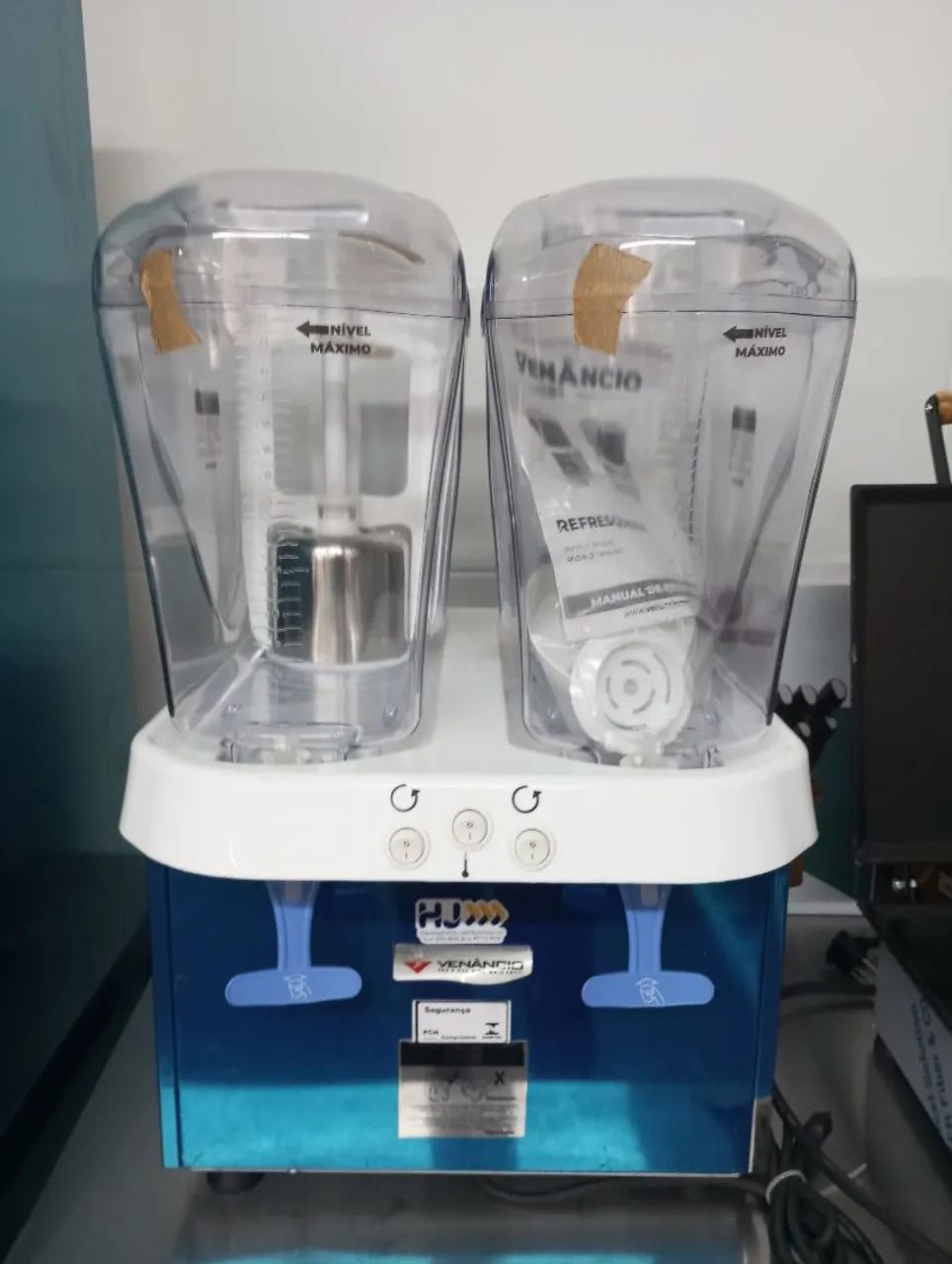 NZ. Máquina de suco refresqueira 2 tanques Venâncio 