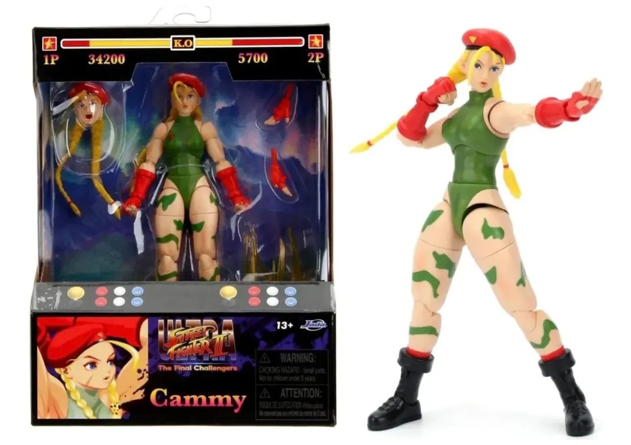 Cammy Jada Figura Boneco Boneca Articulada Jada - Foto 2