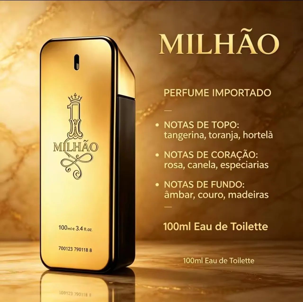 PERFUME PACO RABANNE ONE MILLION (PROMOÇÃO) - Foto 2