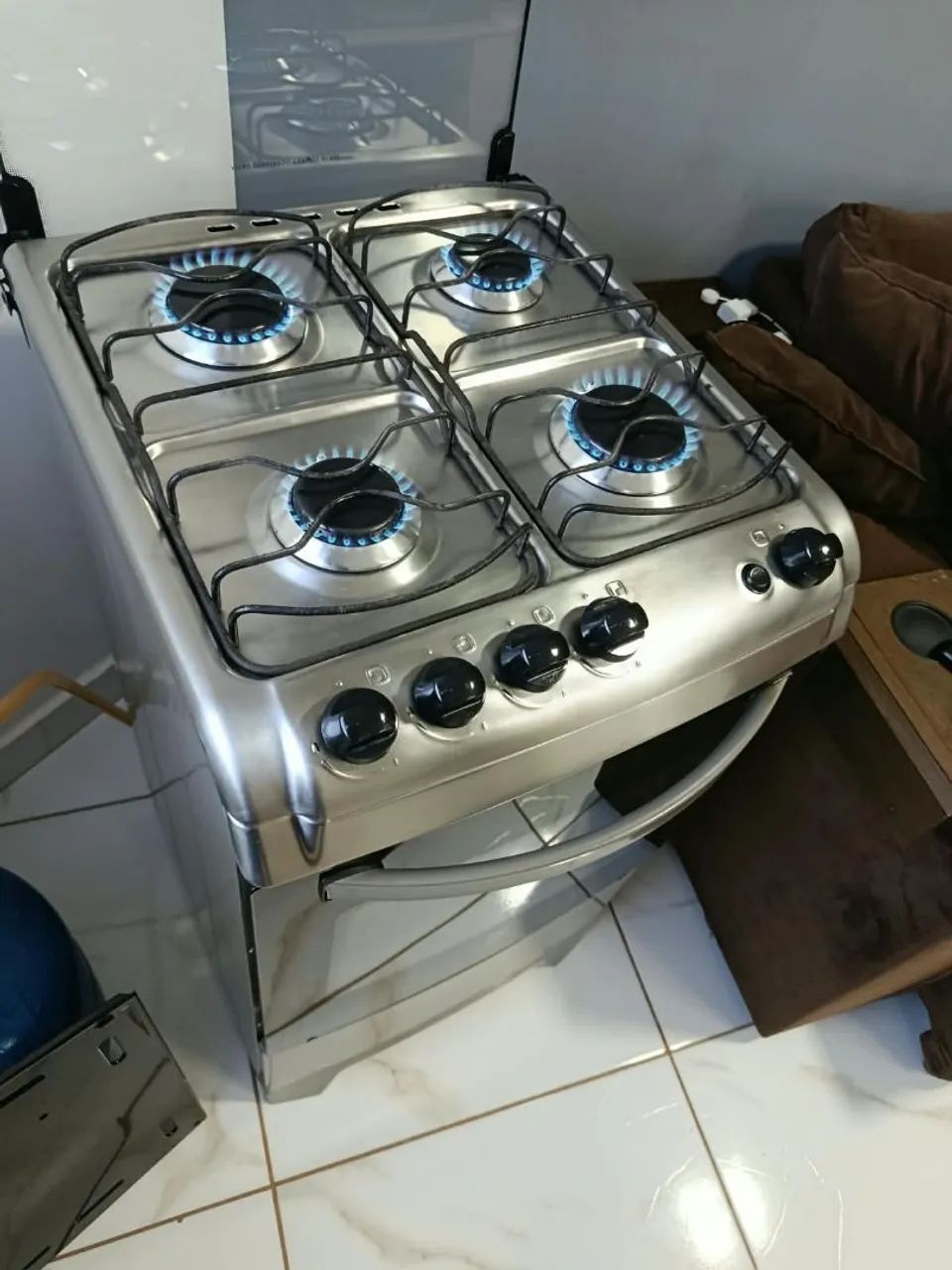Fogão Electrolux acendimento automático funciona perfeitamente  - Foto 2