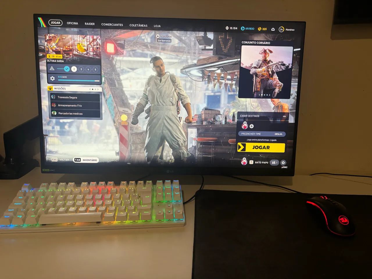 PC Gamer Ryzen 5 5600, AMD RX 6600, 16GB RAM, SSD NVMe 500GB + Periféricos e Monitor - Foto 5